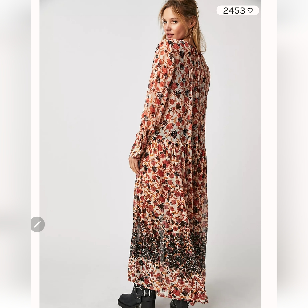 Free People See it Through Maxi Dress